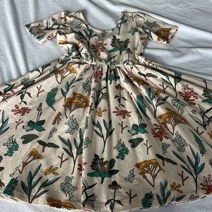 Alice and Ames THE SHORT SLEEVE BALLET DRESS IN HERBAL STUDY Size 6